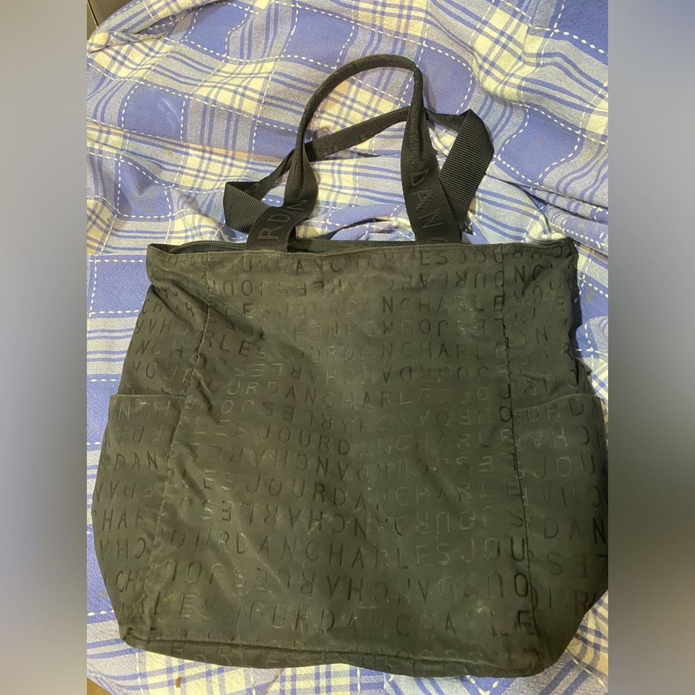 Charles Jourdan logo tote